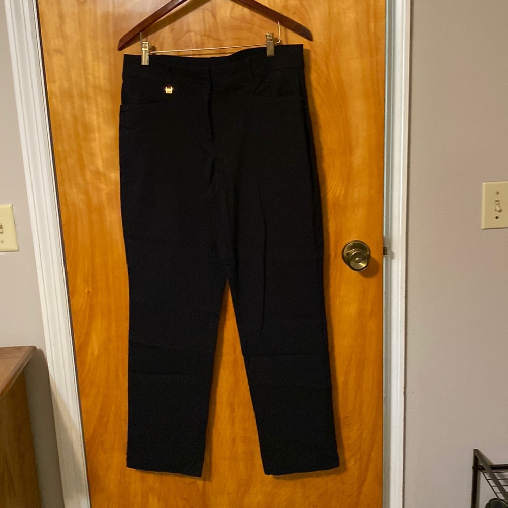 JM collection 4 pocket slacks with comfort waist